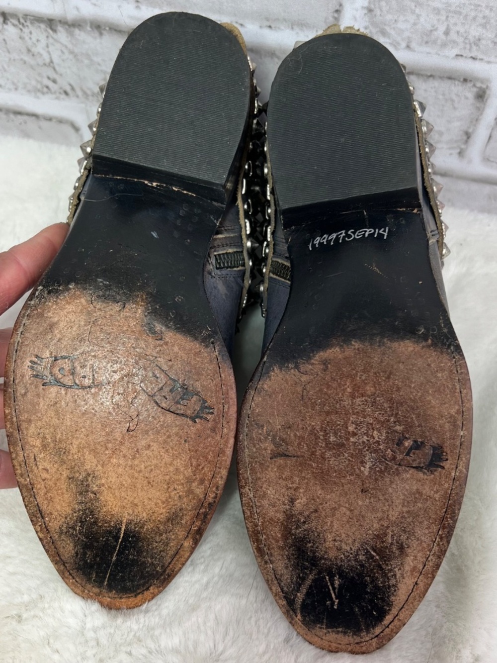 🦅|•FREEBIRD BY STEVEN•| 'MZLOW' Cool Ankle Booties Size 7 - Picture 7 of 8
